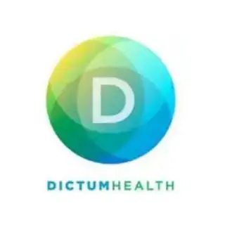 A logo of dictum health