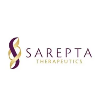 A logo of sarepta therapeutics