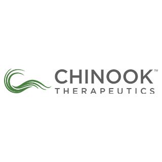 A logo of chinook therapeutics